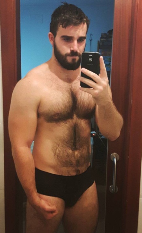 sweatyhairylickable:  http://sweatyhairylickable.tumblr.com for more hairy sweaty dudes! 