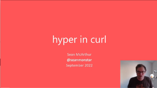 Video screenshot: hyper in curl