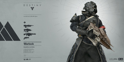 worldof3a:  Destiny Warlock Bungie Store Exclusive Edition available for pre-order now at BungieStore.com Bungie and 3A proudly announce the highly anticipated DESTINY WARLOCK  – the second figure in 3A’s 1/6th Scale Collectible Figure Series from