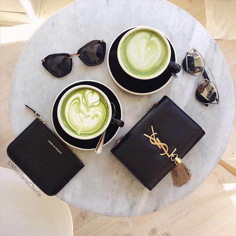 bergdorfprincess:  Matcha mornings ☕️ insta: @MissYanaCherie 💗 (at CHALAIT)