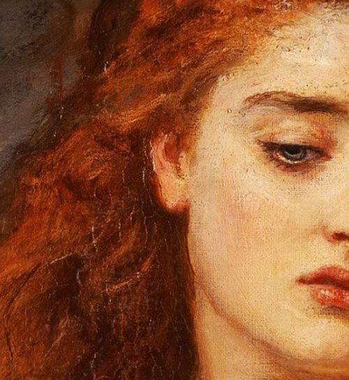 exercicedestyle:  The Martyr of Solway (detail), John Millias, 1871 