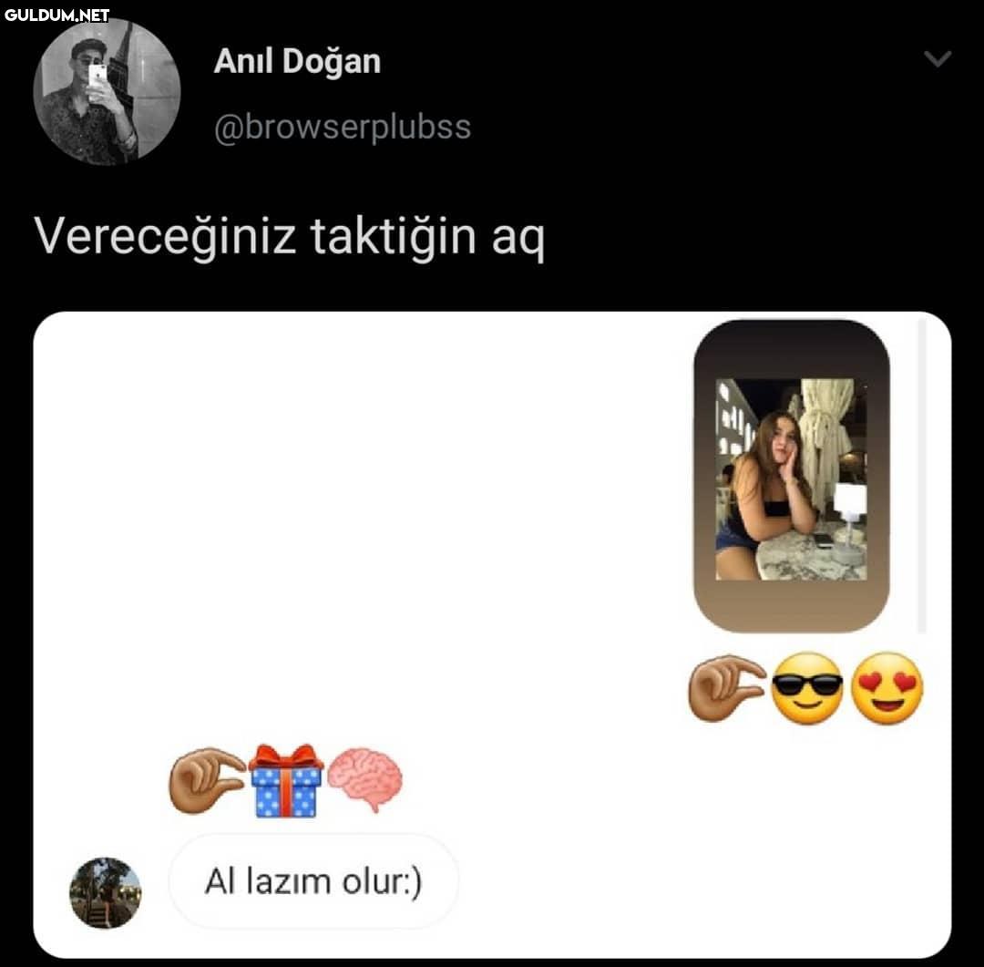 Nolurdu teşekkür etsen :(...