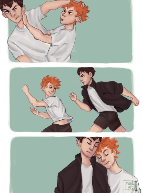 mardyart:  fighting, fighting, resting