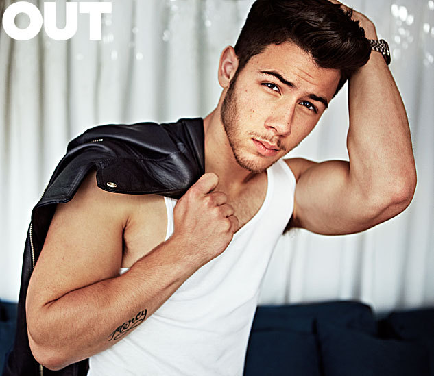 mancrushoftheday:  Nick Jonas for Out Magazine #muscle The Man Crush Blog / Facebook / Twitter