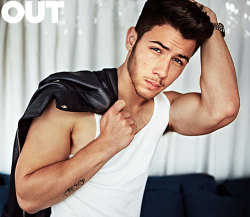 mancrushoftheday:  Nick Jonas for Out Magazine #muscle The Man