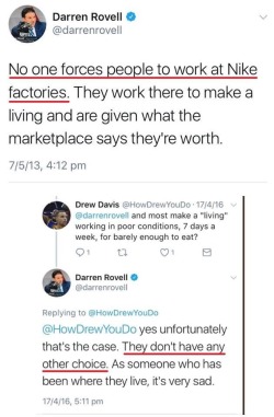femoids: femoids:  Darren Rovell accidentally explains why capitalism is not voluntary  This is literally like 100% of arguments for capitalism 