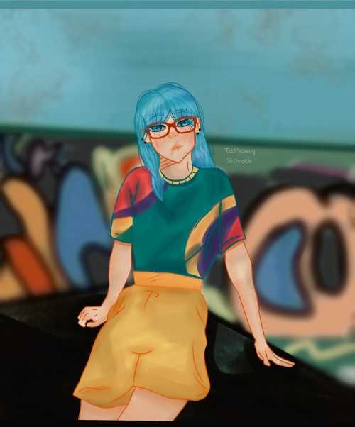 - Hey, Take A Picture Of Me, It's So Cool Graffiti! It's Gonna Be A Cool Shot.