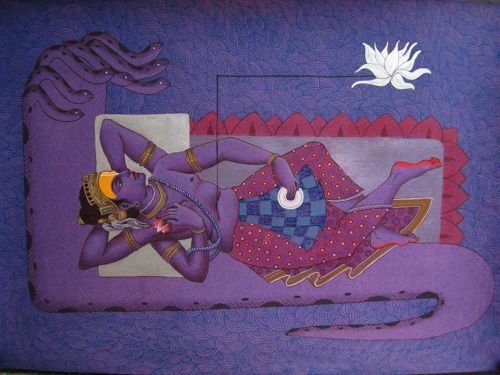 Sleeping Vishnu by Monal Kohad 