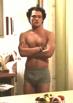 theheroicstarman:  Jonny Labey shirtless and bulging in EastEnders