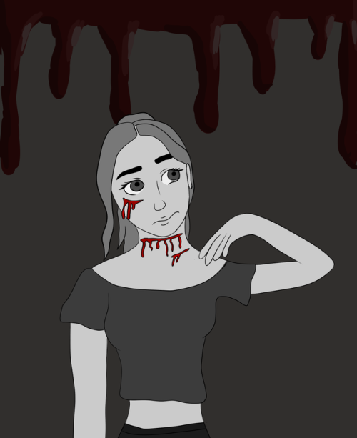 Goretober Day 2: NeckThis one is trash and I got lazy and gave up with the hands