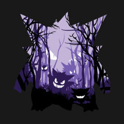 retrogamingblog:  Gengar’s Forest by IlonaHibernis   