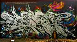 lehurlement:  GRAFFITI_BYRON BAY_130112a - 7 by baddogwhiskas on Flickr. 