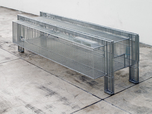 nyctaeus:  Museum Bird Cages by Marlon de Azambuja 1. Tate Modern, London 2. Guggenheim, New York 3. Sao Paolo Museum of Art [MASP] 4. New Museum, New York