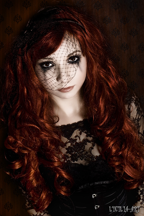 Redhead goth