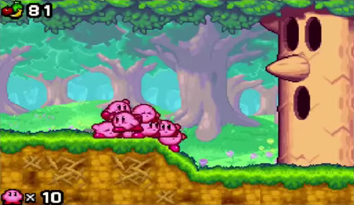 nothingbutgames:  Whispy Wood’s appearance through the Kirby series.