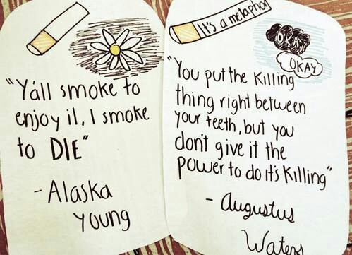bookmoviesandactors:John Green and cigarette. on We Heart It.