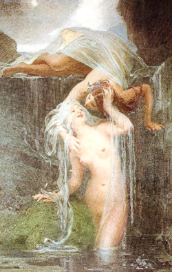 brudesworld:  The Stream by Maximilian Pirner, 1903