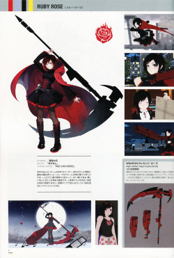 RWBY VOLUME 1 OFFICIAL JAPANESE FAN BOOK