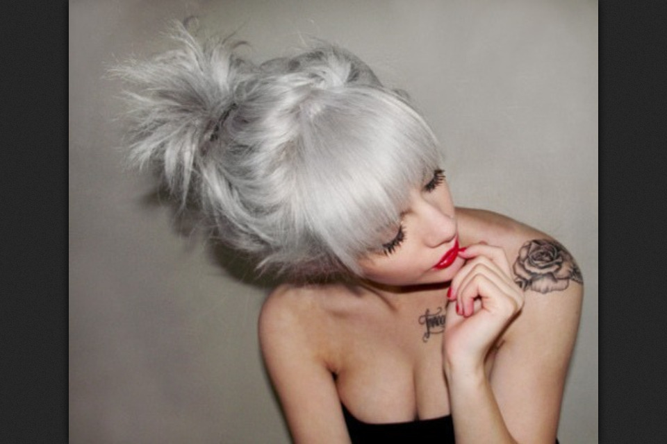 Silver grey hair tumblr