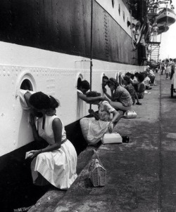 paintdeath:The last kiss - a picture from World War II