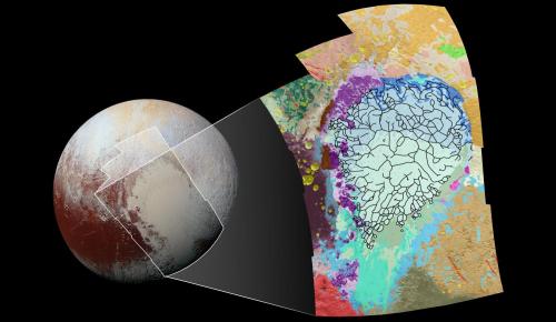 ‘Putting Pluto’s Geology On The Map’Image credit: NASA/JHUAPL/SwRI; text credit: T