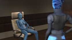 ltr300-alpha6:       Sera was expecting a meeting with Alia but she got the time for the meeting wrong and instead walked in to completely naked Linya masturbating.      Linya was embarrassed but Sera saw an opportunity to show the young Linya
