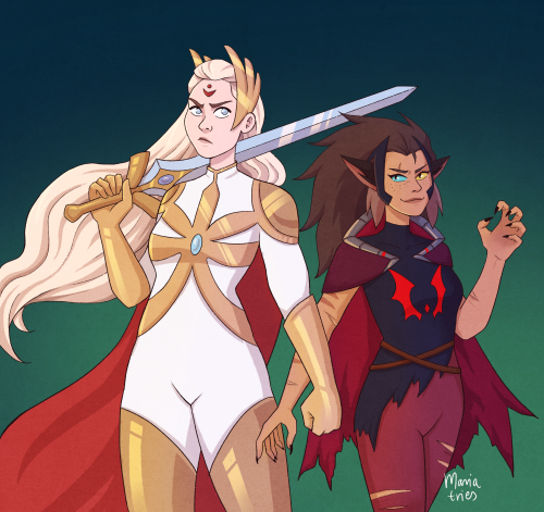 so there was that alt She-Ra design going around on Twitter, together with Horde Queen Catra…