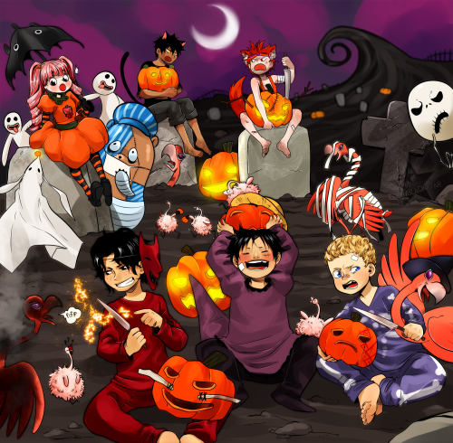 Flaminions invade Halloween Town with friends :DLet’s celebrate Halloween style with new art and a n