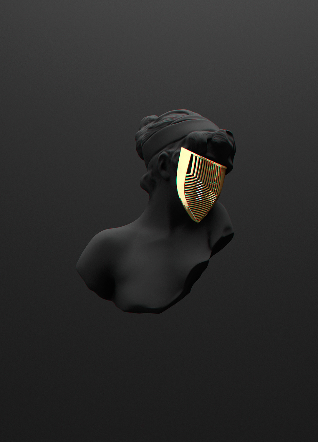 pankurios-templeovarts:  All Black But Gold by Andre Larcev.