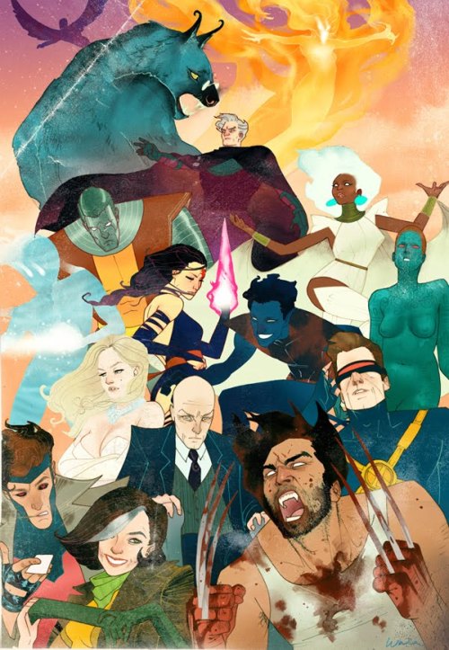 thedarknerdrises:  kevin wada´s take on porn pictures