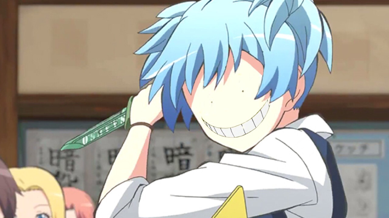 Anime Memes Of Pastawesomemeness Assassination Classroom Nagisa Korosensei Face