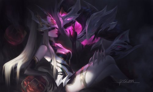 notoriouslydevious: Coven Syndra & Old God Zed by Piscina