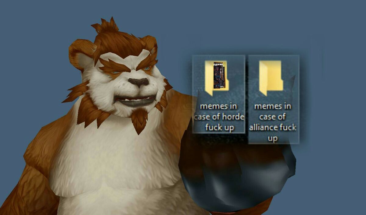 Pandaren Antics Mood As A Pandaren Player On Both Sides Being