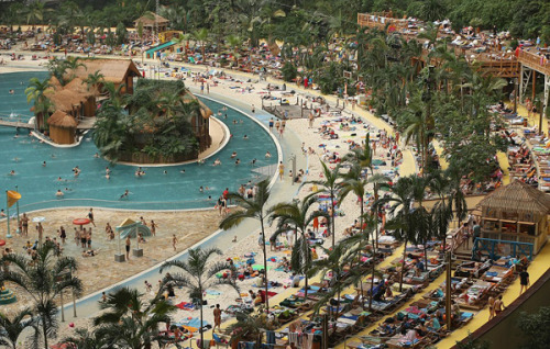 mentalqueen:  “Tropical Islands’ resort” Inside a German Hangar Surrounded by Snow 