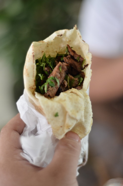 paresatbp:  Legit Middle Eastern Beef Shawarma.