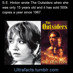 ultrafacts:  “The Outsiders” was written