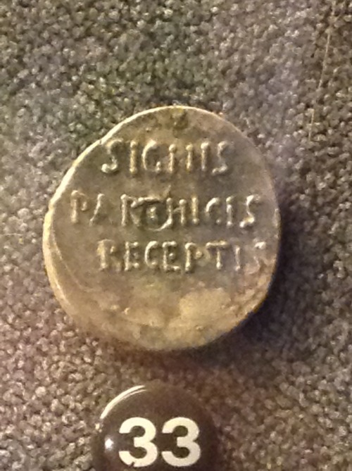 the-fault-in-marys-life:Archeological Museum of Paestum, Italy - just some interesting roman coins.