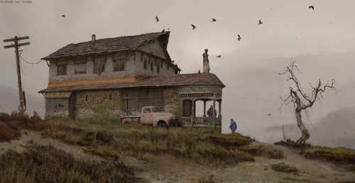 Edward&rsquo;s house  Maxim Verehin www.artstation.com/artwork/R3lYE