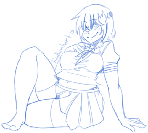 radlionheart:  And also here’s some sketch commissions of the client’s OC, Cherry