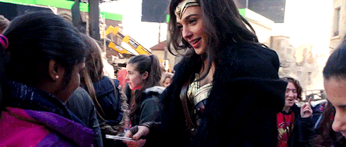 wonderswoman:“It’s really magical to inspire youth with strong female figure.” – Gal Gadot