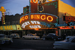 vintagelasvegas:  Lucky Strike Club. Las Vegas, 1957