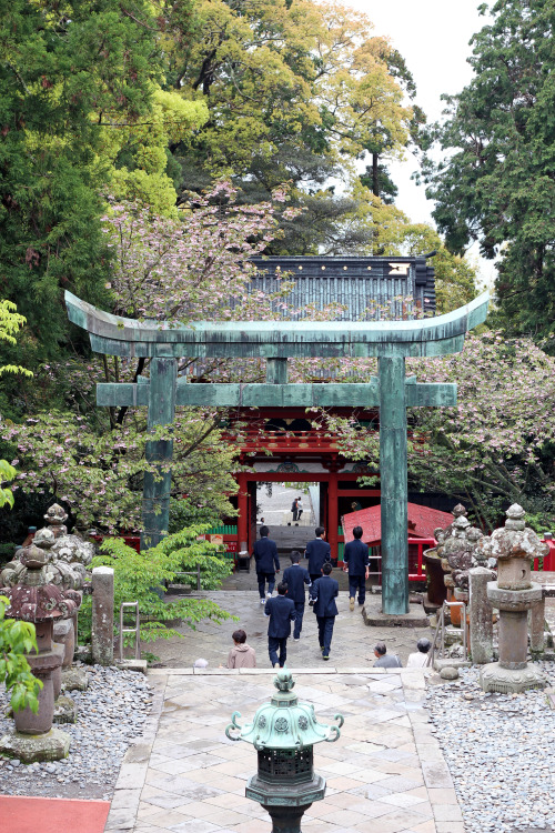 at kunōzan tōshō-gū in shizuoka, japan