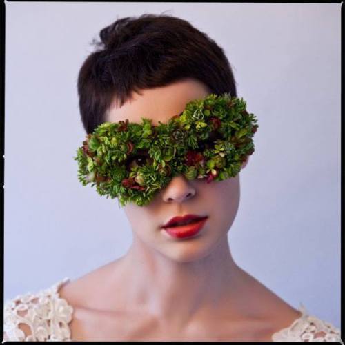 ammalynn: Ammalynn wearing a succulent mask by Francoise Weeks by Ted Mishima.