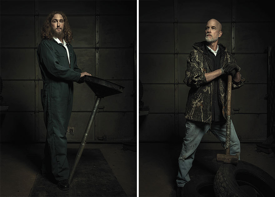 boredpanda:    Auto Mechanics Hilariously Recreate Renaissance Paintings   