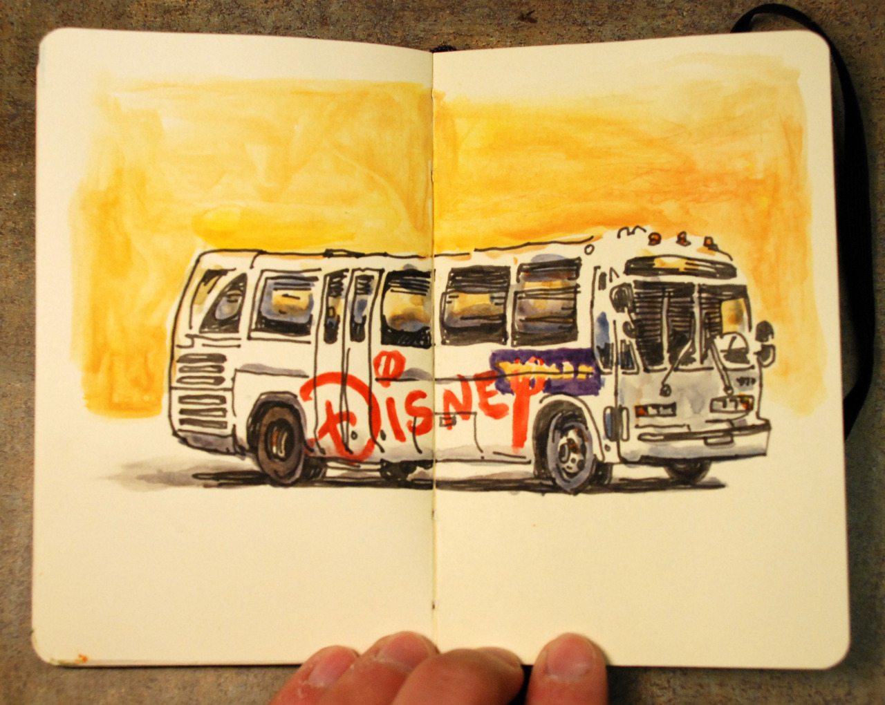 davidesky2:  Sketches of Walt Disney World by Chris Buchholz. 