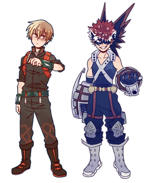 shima-draws:And here is the Todobaku palette swap as promised uvu