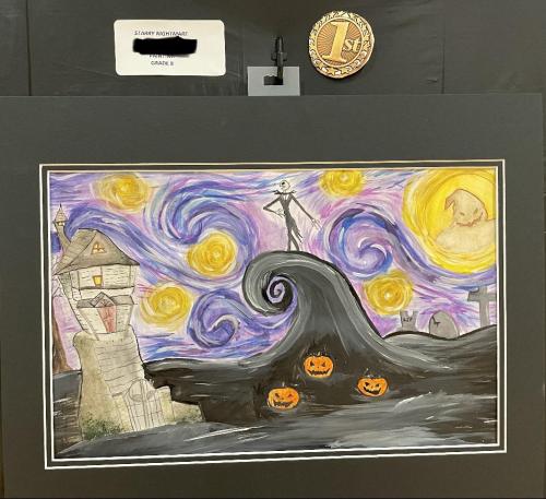 thedailypositivityblog:  My stepdaughter won her middle school art show via /r/MadeMeSmile Click here and follow to get more daily positivity on your dash!