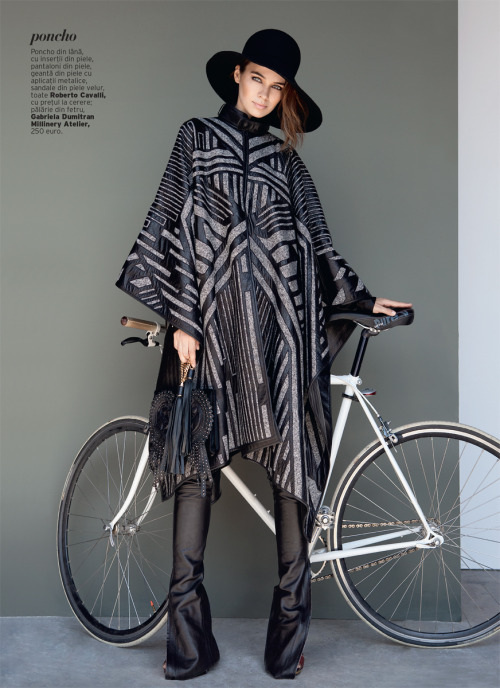 knittinganddrinkingtea: Iulia Cirstea by Dan Beleiu for Elle Romania September 2014