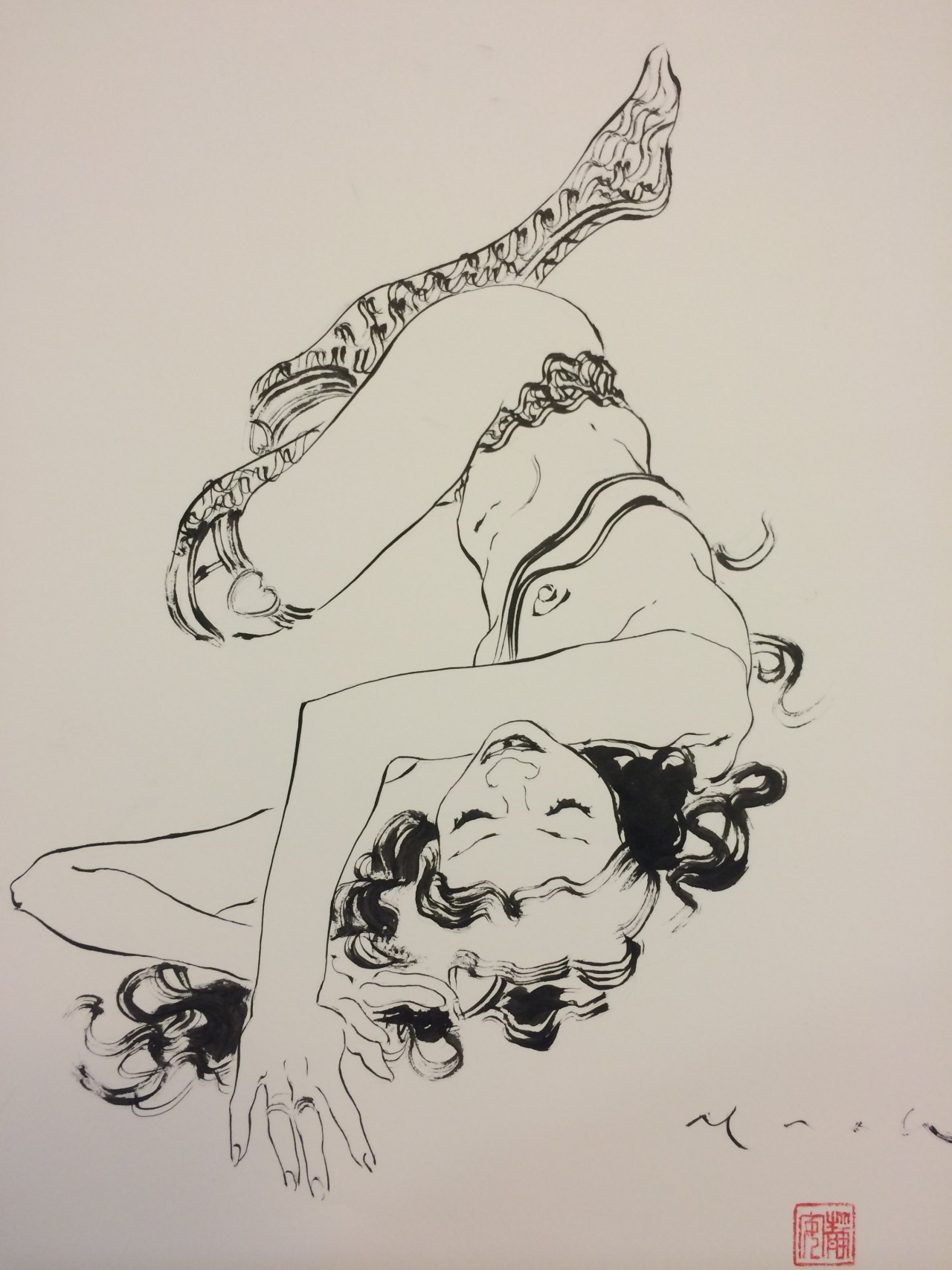 drdavidmrmack:  (Ink Drawing) David Mack: MUSE life drawings 2012-2014 Art Book KICKSTARTER