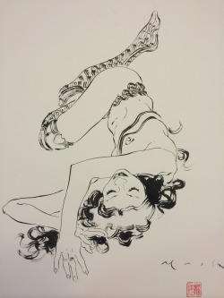 drdavidmrmack:  (Ink Drawing) David Mack: